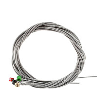 Bass Strings Set Stainless Steel for Electric Bass Guitar, Bright Clear Tone, Durable 4String