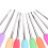 20Pcs Small Size Lace Crochet Hooks (0.5-2.75mm), Ergonomic Crochet Hooks Set with Soft Grip Handle for Thread 5