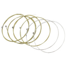 Stainless Steel Acoustic Guitar Strings Set 6Pack for Folk Guitar Bright Tone and Stable Tuning