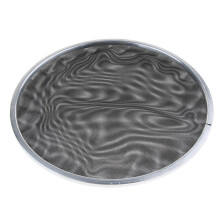 8 Inch DoublePly Mesh Bass Drum Mute Head with Aluminum Frame for Noise Reduction and Realistic Rebound