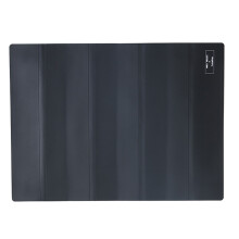 Foldable Silicone Placemat Heatproof Ideal For Outdoor-Black