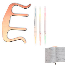 Music Book Clips Metal Sheet Music Holders for Piano and Keyboard Stands Assorted Colors