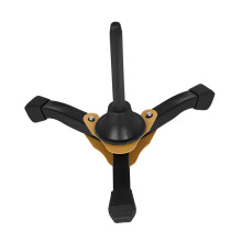Foldable Clarinet and Flute Stand with Reinforced Yellow Tripod Legs for Woodwind Instruments