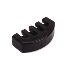 Black Rubber Violin Practice Mute for Beginners, Noise Reduction, Secure Fit, Easy Installation