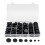 188 Pieces Closed Rubber Grommet Firewall Solid Closed Hole Plug Assortment Kit for Wire Electrical Appliance Plumbing 1