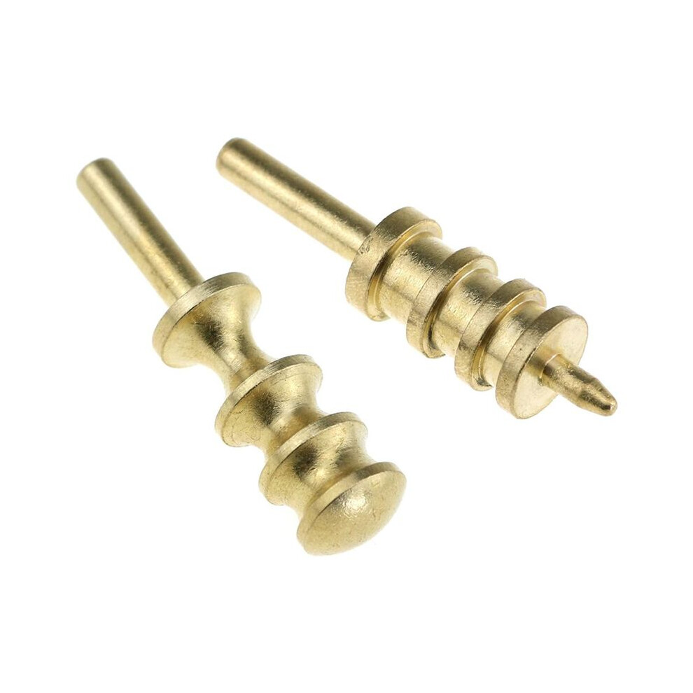 2Pcs Leather Burnisher/Slicker, Brass Leather Ironing- For Leather Slicker Burnishing Brass Burnish Tools 4713606038594