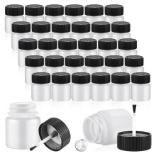 120 Pieces Touch Paint Bottles 30 Ml Empty Touch Paint Container with Brush & Mixing for Chip Repair Car