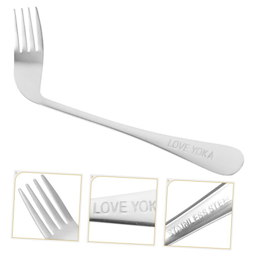 Adaptive Eating Utensil Arthritis Fork with Ergonomic Angled Design for Elderly Independent Feeding 2