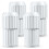 4 Pcs Pool Telescopic Pole White External Cam Pool Pole Parts Telescopic Extension Pole Cam Lock Replacement 1