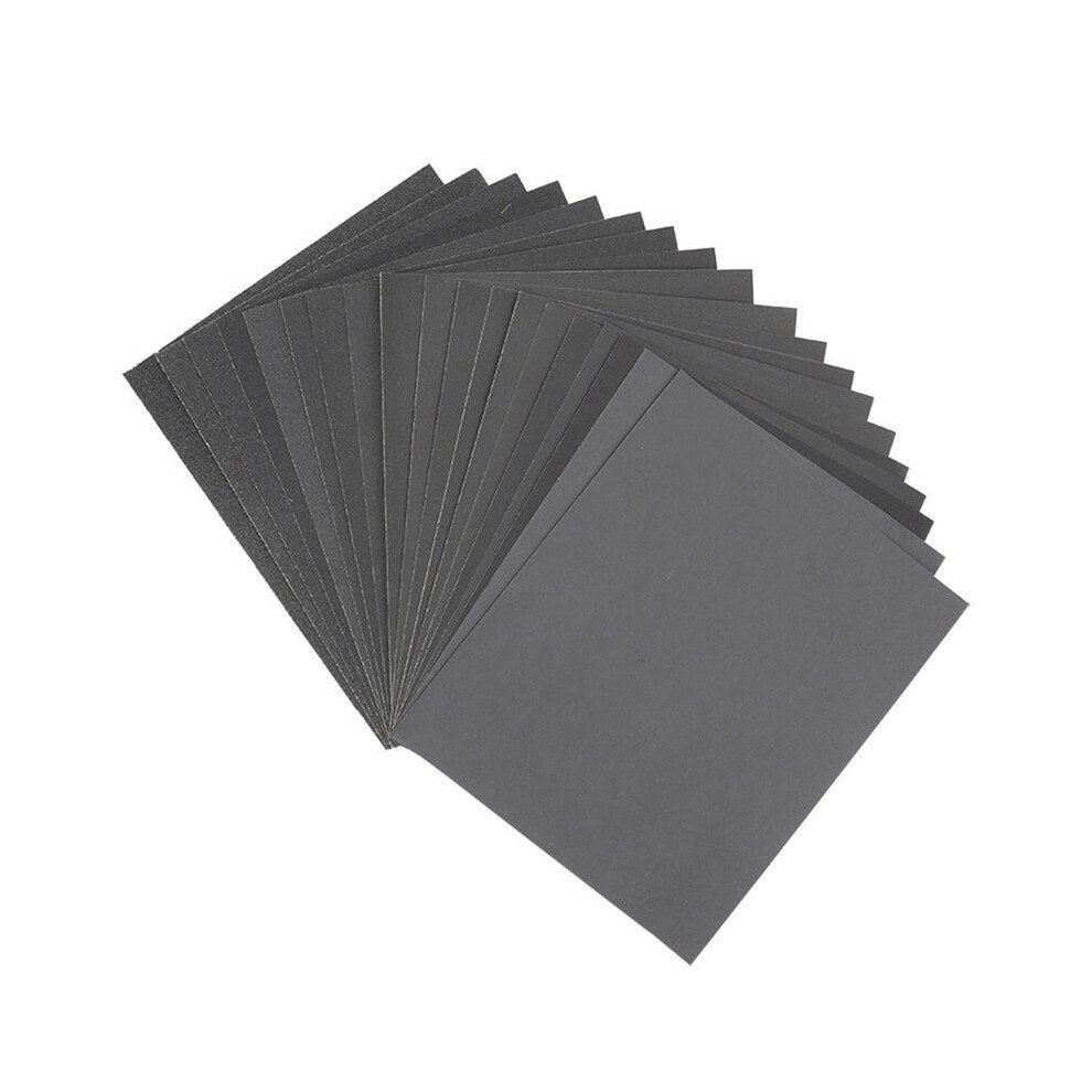 110Pcs Sandpaper 60-2200 Grit Sand Paper Water/Dry Sanding Paper Abrasive Tools 9X11inch (230X280mm) 4713918099146