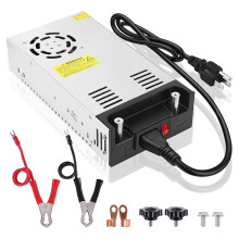 Version 24V 15A 360W Power Supply,110V AC to 24V Converter Switching Power Adapter for LED Light Bar Radio US Plug