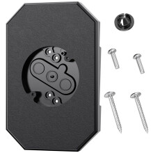 Sidingsmonteringssats, 8141DBL Outdoor Light Monteringsblock, Siding Monteringsplatta för Lap Double och 4-Tums Siding Svart