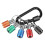 1/4 Inch Hex Bit Holder Drill Bit Keychain Quick Release Screwdriver Hex Shank Tool Keychain for Carabiner Drill Bit 1