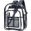 5X Heavy Duty Clear Backpack,Security Transparent School Backpack,See Through Bookbag for Work,Security Check and Travel 3