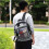 5X Heavy Duty Clear Backpack,Security Transparent School Backpack,See Through Bookbag for Work,Security Check and Travel 8