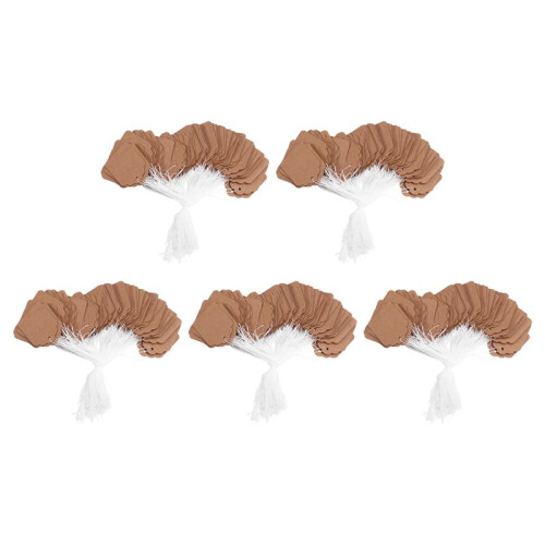 Price Tags with String Attached - Cute 500PCS Gift Tags  Paper Hang Tags for Labeling, Name Tags