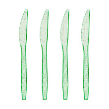 St. Patrick’s Day Party Supplies Set: Green Disposable Plates, Cups, Napkins & Tablecloth with Shamrock Print – Compatible with Home, Bar, Office