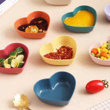 Hariumiu Kitchen Naczynie deserowe w kształcie serca – kompaktowe, odporne na upadki, składane, wielofunkcyjne i łatwe do czyszczenia