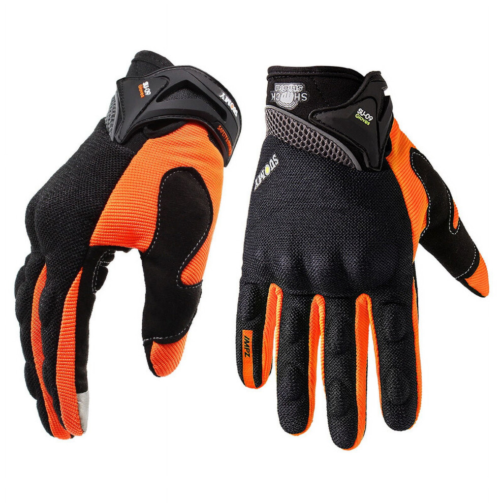 Motorcycle Gloves For Men And Women, Full Finger Touchscreen Motorbike Gloves For Bmx Atv Mtb Riding, Road Racing, Cycling, Climbing, 9365509014226