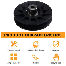 Mower V-Idler Pulley for Craftsman Ayp 532194326 532194226 280659 194326 Lawn Mower Parts Garden Power Tools