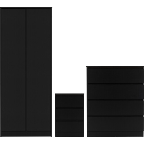 Seconique Malvern Trio Set - Black 1