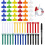 60Pack Reusable Cable Labels & Cord Organizer Kit-Color-Coded Write- Wire Labels with  + 30 Ties for Home Office 1