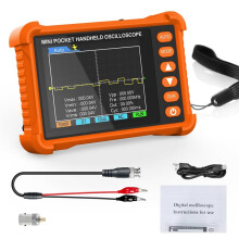 Przenośny Oscyloskop Cyfrowy 250 KHz 2,5 MS/S AUTO Set 2,8'' LCD 40 V Akumulator 3H do Napraw i Edukacji