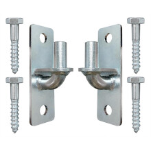 Hochleistungs-Torangeln Aus Maschendraht, 2er-Pack, mit 5/8''-Bolzen für Metallzäune im Außenbereich