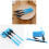 (Blue) Kids Travel Dinnerware Set - Fork, Chopsticks 10