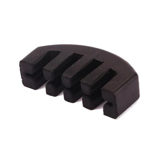 Black Rubber Violin Practice Mute for Beginners, Noise Reduction, Secure Fit, Easy Installation 1