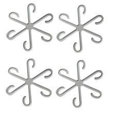 Plant Stem Support, Acrylic Plant Climbers Stem Holders Reusable Plant Growth Accessories Stakes for Growing Plants A