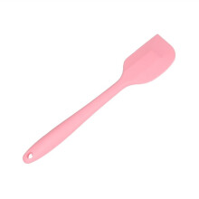 Silicone Basting Brush and Pastry Brush with Pink Scraper, Nonstick BBQ and Baking Tool
