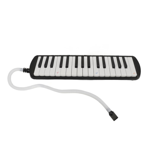 32 Key Melodica with Clear Tone Performance for Beginners Students Black ABS Keyboard 2