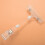 2X 6.5Inch Height Transparent Plastic Double Clips Adjustable  Sign Card Display Holder 5