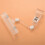 2X 6.5Inch Height Transparent Plastic Double Clips Adjustable  Sign Card Display Holder 7
