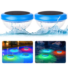 Solar Pool Lights RGB Color Changing Waterproof Floating LED Lights for Pool Pond Spa Hot Tub 2PCS