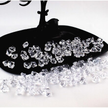 Strass in resina trasparenti da 6 mm, gemme in plastica acrilica per decorazioni per feste, decorazioni da tavola e decorazioni per matrimoni.
