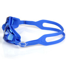 Shenyu 2Pcs Adjustable Goggles Swimming Glasses Anti-Fog UV Protect Children Waterproof Silicone Mirrored Swim Eyewear-