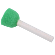 10Pcs Sponge Paint Brushes Toys Wooden Handle Seal Sponge Brushes Kids Children Drawing Painting Graffiti Brush