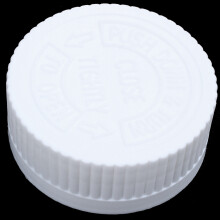 Plastic Empty Medicine Bottles Pill Tablet Container Holder 9Pcs White
