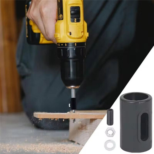 Drill Stop Bit Collar Wood Hole Kit for Drill Wood Hole Kit Drilling Bits Conical Drill Bits Limiter for Adjustable 1