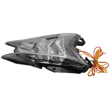 2X Motorrad Blinker Licht Blinker Rücklichter Bremslicht LED Rücklicht für  S1000R Hp4 S1000Rr 2010-2016 Schwarz