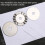 12pack 45mm Rotary Cutter Blades Kits, Perforating Rotary Replacement Blades for Fabric Leather 7  Type 5