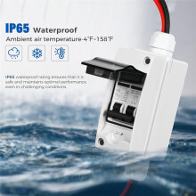 Solar Panels Disconnect 32Amp AC Solar Shut Off 400V 2 Poles, IP65 Waterproof UV-Proof for Solar PV Homes