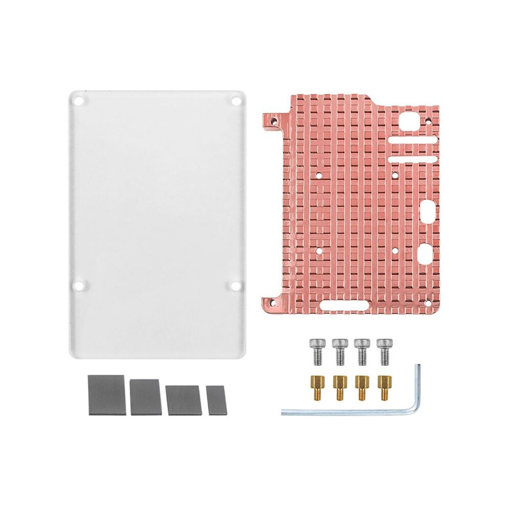 For Raspberry Pi 5 Copper Heatsink Metal Case Passive Cooling Shell Copper Enclosure For Raspberry Pi 5 5B ,Without Fan 6031598323350