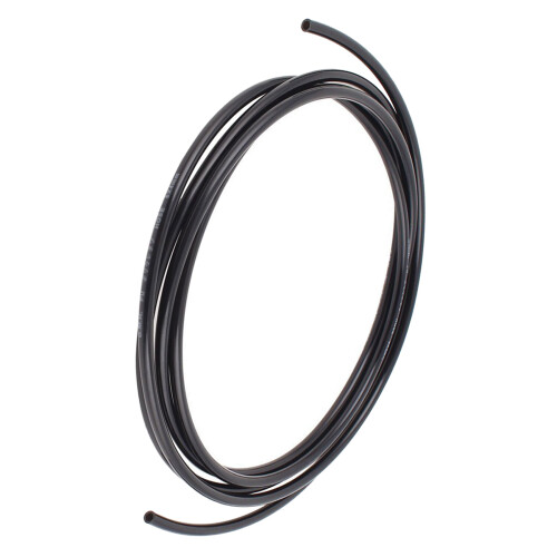 2Pcs 6mm x 4mm Pneumatic Air Compressor PU Hose Pipe 3 Meters Black 1