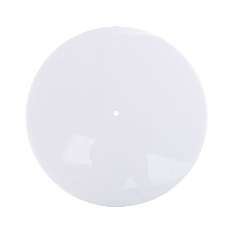 300Mmx3mm Acrylic Turntable Mat For Phonograph Turntable Vinyl Anti-Static Lp Mat Record Pad For Disc Player, White 6032343603222