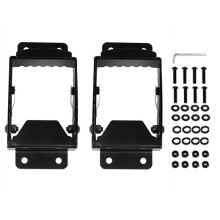 1Pair Universal ATV Foot Rest Rear Passenger Footrests 4 Wheel Car Foot Pegs Passenger Anti-Slip Cast Iron Footrest