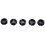 10Pcs DOOR PULL HANDLE CAP Black for  Tucson IX35 2010-2015 827343A000 82734-3A000 2