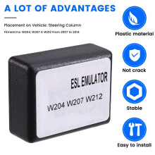 Car Steering Column Lock Emulator Sensor for W204 W207 W212 2007-2014 Steering ESL ELV Emulator Lock